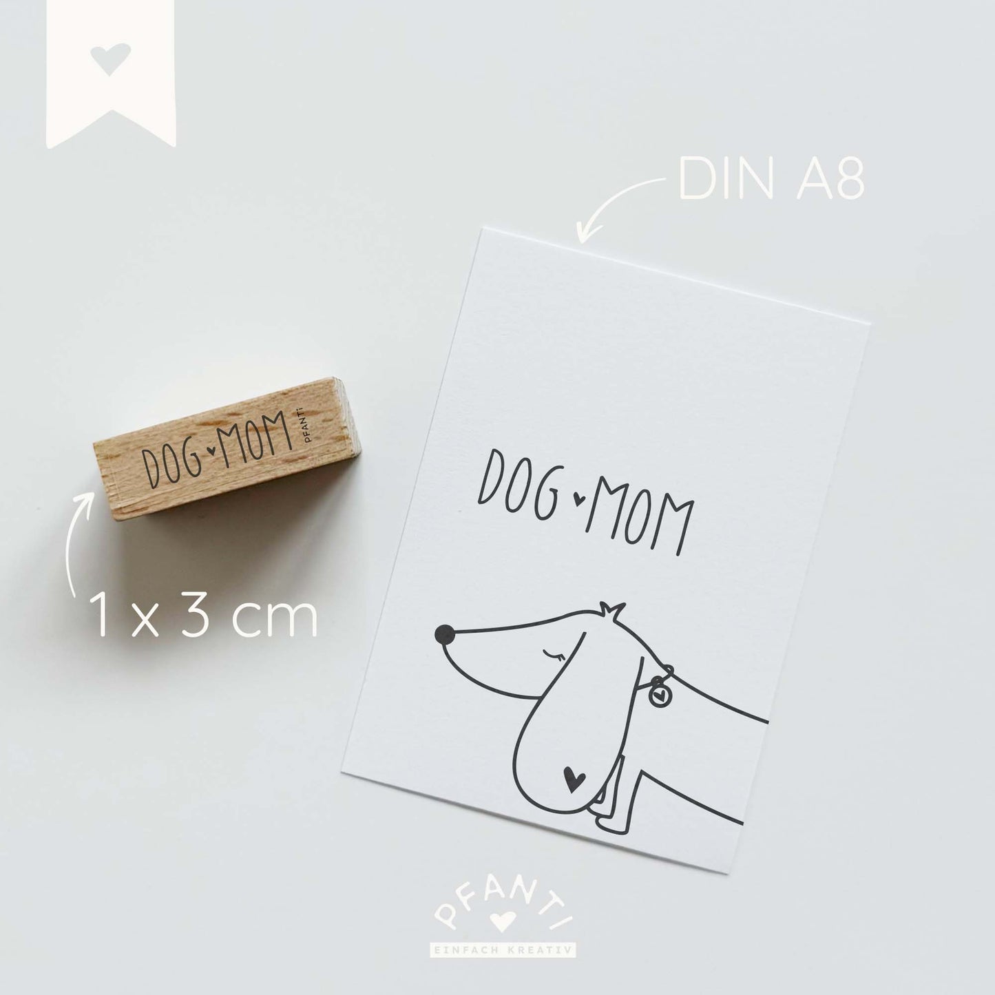 Stempel Dog Mom