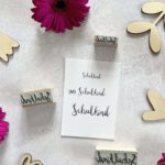 Textstempel Schulkind