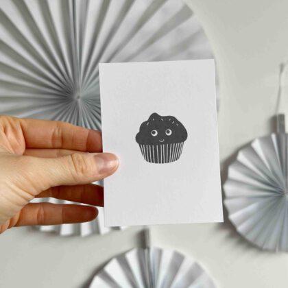 Stempel Muffin M - perfekt für DIY-Projekte, Karten und Deko