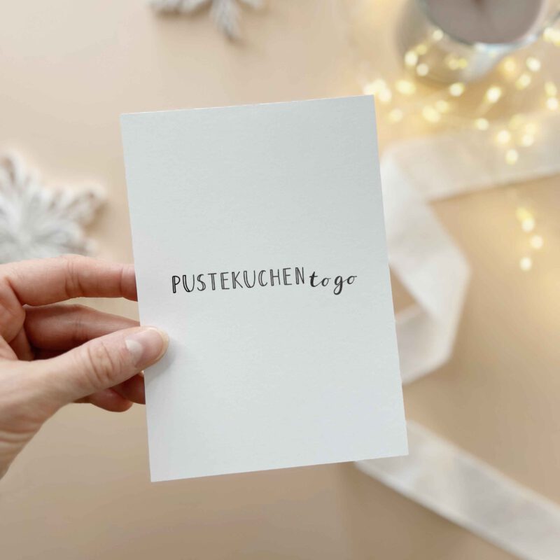 Stempel Pustekuchen to go