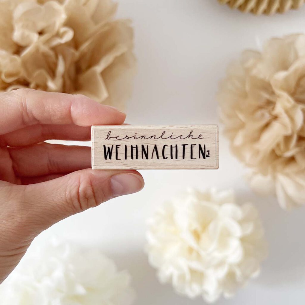 Stempel besinnliche Weihnachten