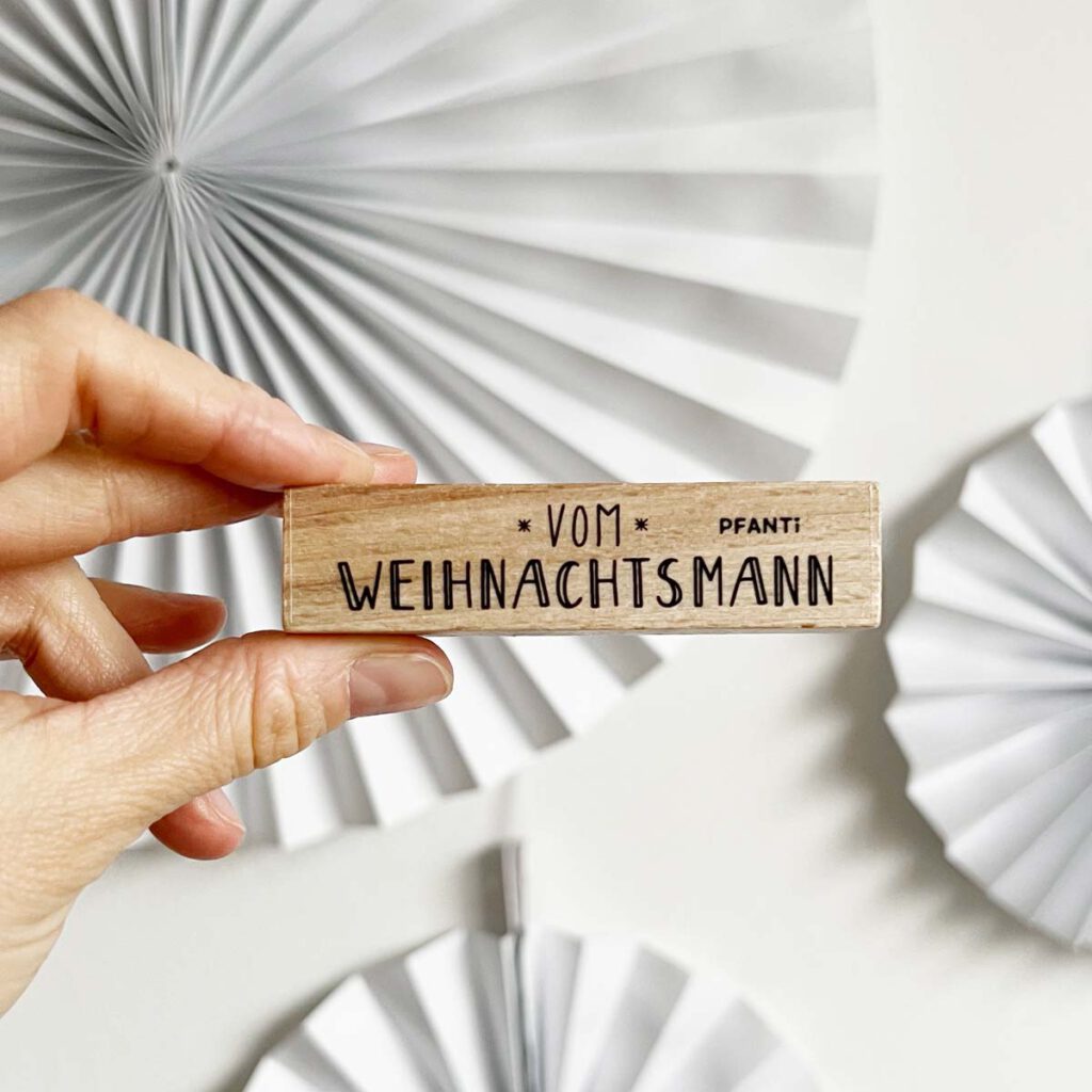 Stempel vom Weihnachtsmann | vom Christkind 