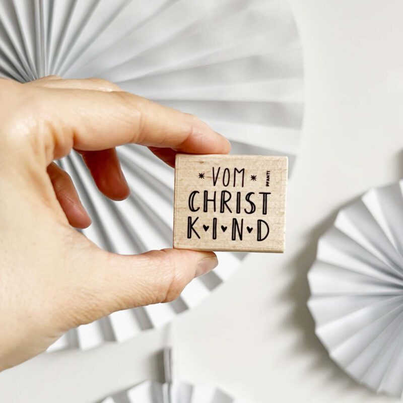 Stempel vom Christkind zweizeilig